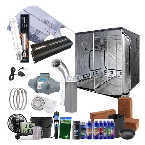 Loadstar 600W HPS Complete Grow Kit - 2.4m x 2.4m Hobby / Coco / Complete Add Ons - London Grow