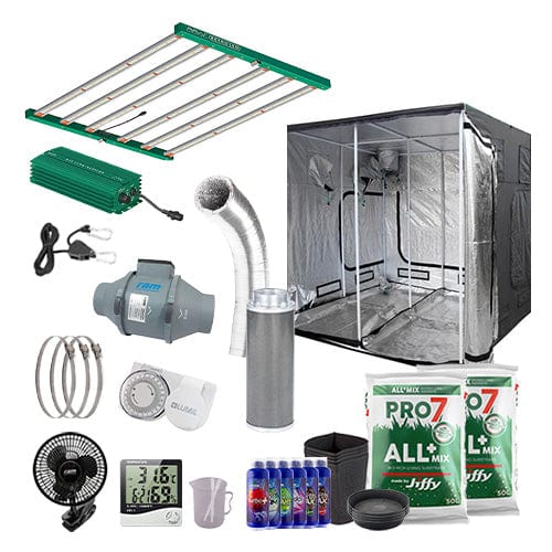 Adjusta-Watt 720W LED Complete Grow Kit - 2.4m x 2.4m Hobby / Soil / Basic Add Ons - London Grow