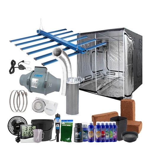 Maxibright Daylight 660W Pro LED Complete Grow Kit - 2.4m x 2.4m Hobby / Coco / Complete Add Ons - London Grow