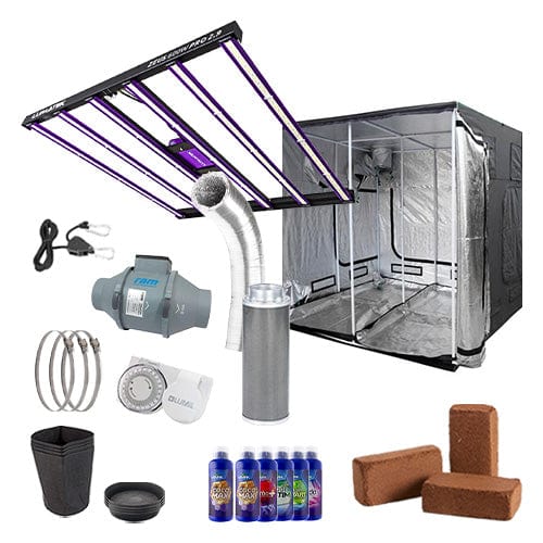 Lumatek Zeus 600W Pro 2.9 LED Complete Grow Kit - 2.4m x 2.4m Hobby / Coco / None - London Grow