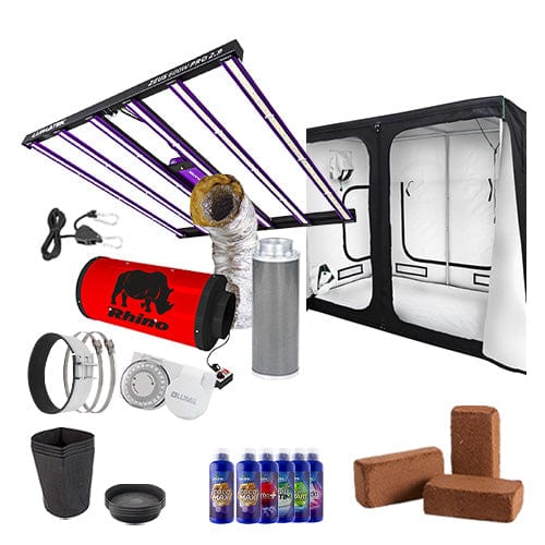 Lumatek Zeus 600W Pro LED Complete Grow Kit - 1.2m x 2.4m Professional / Coco / None - London Grow