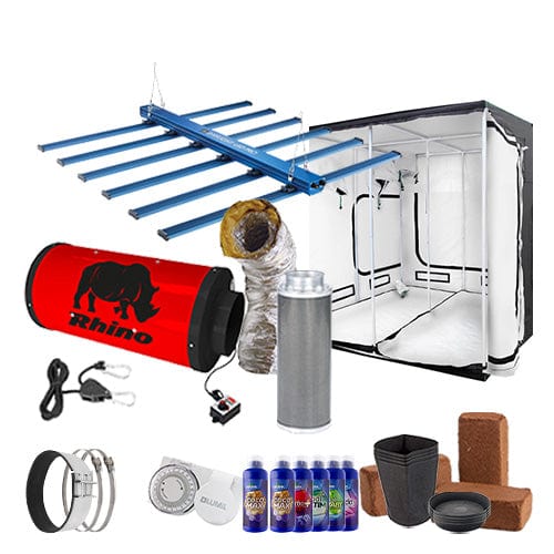 Maxibright Daylight 660W Pro LED Complete Grow Kit - 2.4m x 2.4m Professional / Coco / None - London Grow