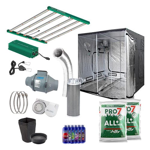 Adjusta-Watt 720W LED Complete Grow Kit - 2.4m x 2.4m Hobby / Soil / None - London Grow