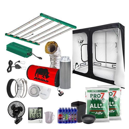 Adjusta-Watt LED 720W Complete Grow Kit - 1.2m x 2.4m Professional / Soil / Basic Add Ons - London Grow