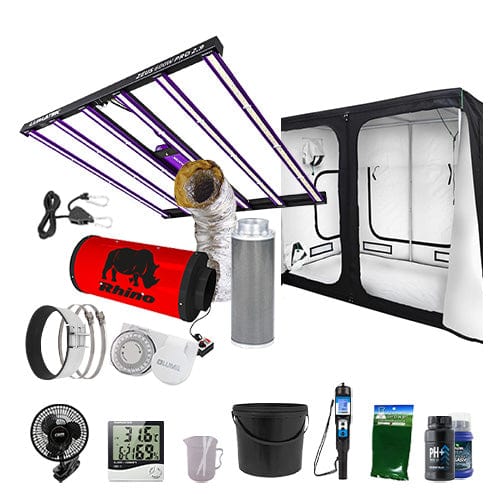 Lumatek Zeus 600W Pro LED Complete Grow Kit - 1.2m x 2.4m Professional / None / Complete Add Ons - London Grow