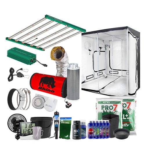 Adjusta-Watt 720W LED Complete Grow Kit - 2.4m x 2.4m Professional / Soil / Complete Add Ons - London Grow