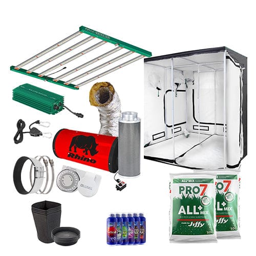 Adjusta-Watt 720W LED Complete Grow Kit - 2.4m x 2.4m Professional / Soil / None - London Grow