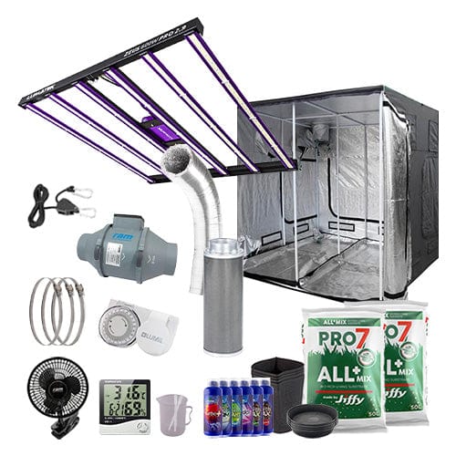 Lumatek Zeus 600W Pro 2.9 LED Complete Grow Kit - 2.4m x 2.4m Hobby / Soil / Basic Add Ons - London Grow