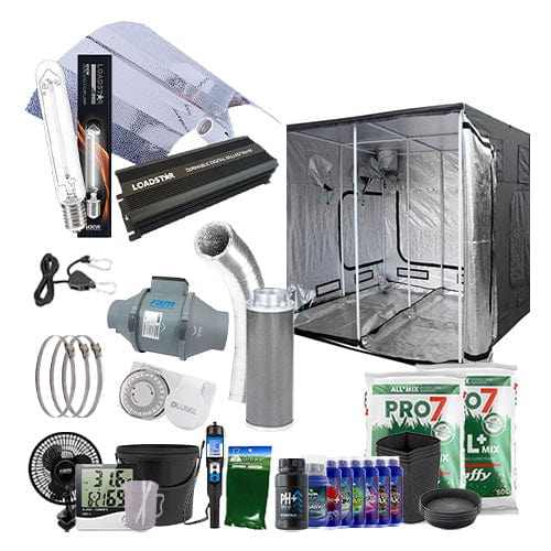 Loadstar 600W HPS Complete Grow Kit - 2.4m x 2.4m Hobby / Soil / Complete Add Ons - London Grow