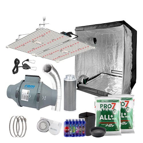 LUMii Black Blade 400W Complete Grow Kit - 1.5m2 Hobby / Soil / None - London Grow