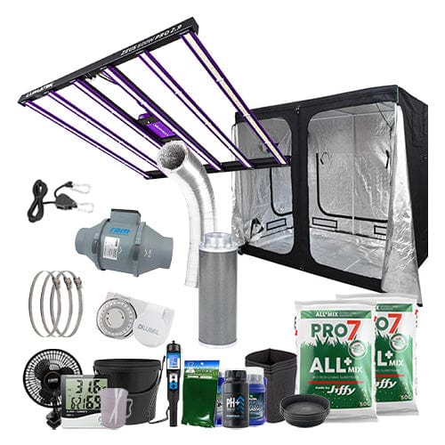 Lumatek Zeus 600W Pro LED Complete Grow Kit - 1.2m x 2.4m Hobby / Soil / Complete Add Ons - London Grow