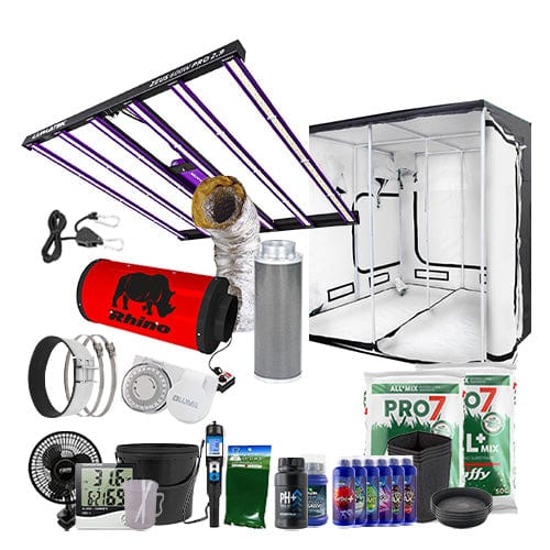 Lumatek Zeus 600W Pro 2.9 LED Complete Grow Kit - 2.4m x 2.4m Professional / Soil / Complete Add Ons - London Grow