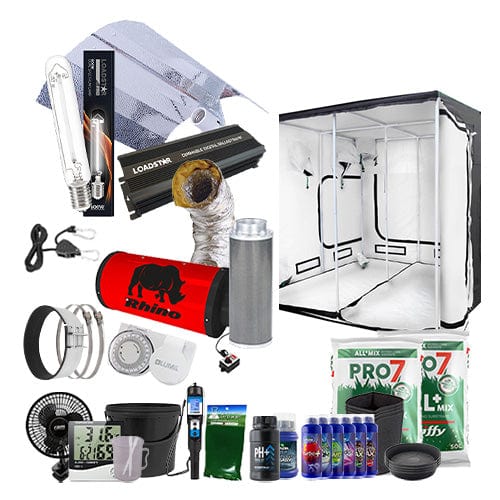 Loadstar 600W HPS Complete Grow Kit - 2.4m x 2.4m Professional / Soil / Complete Add Ons - London Grow
