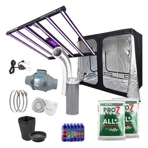 Lumatek Zeus 600W Pro LED Complete Grow Kit - 1.2m x 2.4m Hobby / Soil / None - London Grow