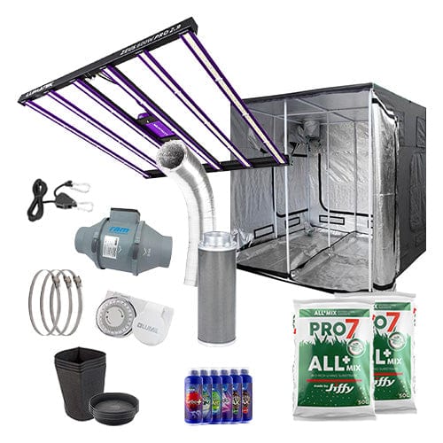 Lumatek Zeus 600W Pro 2.9 LED Complete Grow Kit - 2.4m x 2.4m Hobby / Soil / None - London Grow