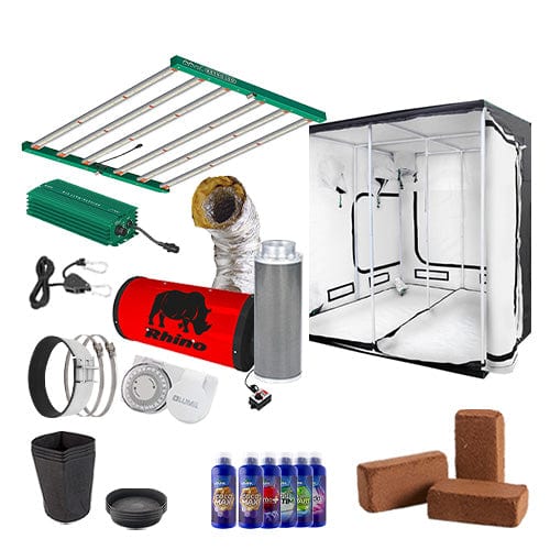 Adjusta-Watt 720W LED Complete Grow Kit - 2.4m x 2.4m Professional / Coco / None - London Grow