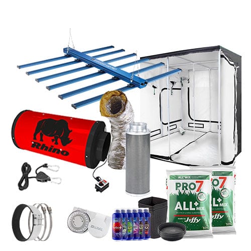 Maxibright Daylight 660W Pro LED Complete Grow Kit - 2.4m x 2.4m Professional / Soil / None - London Grow
