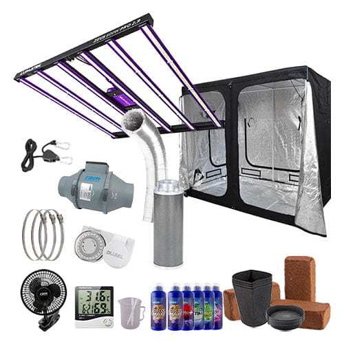 Lumatek Zeus 600W Pro LED Complete Grow Kit - 1.2m x 2.4m Hobby / Coco / Basic Add Ons - London Grow