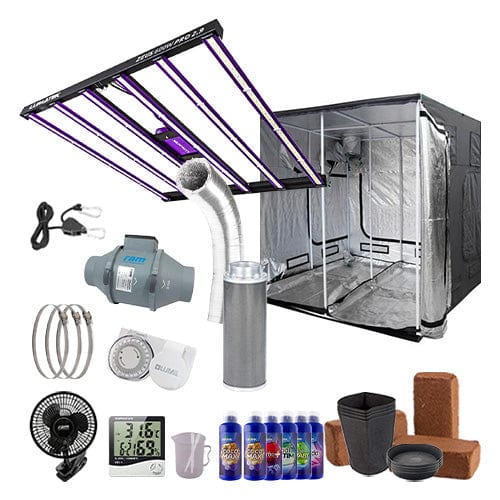 Lumatek Zeus 600W Pro 2.9 LED Complete Grow Kit - 2.4m x 2.4m Hobby / Coco / Basic Add Ons - London Grow
