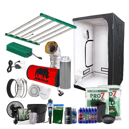 Adjusta-Watt LED 720W Complete Grow Kit - 1.2m2 Professional / Soil / Complete Add Ons - London Grow