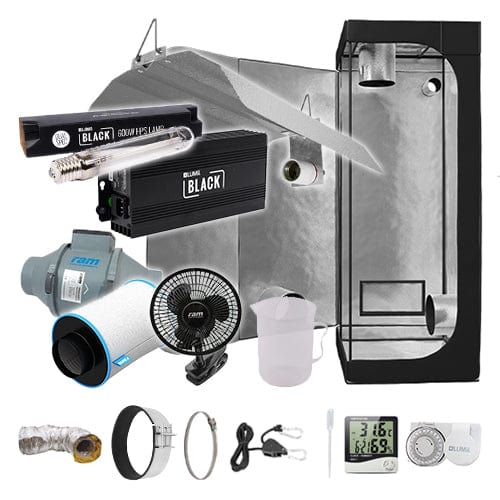 LUMii Black HPS Complete Grow Kit - 0.6m2 - London Grow