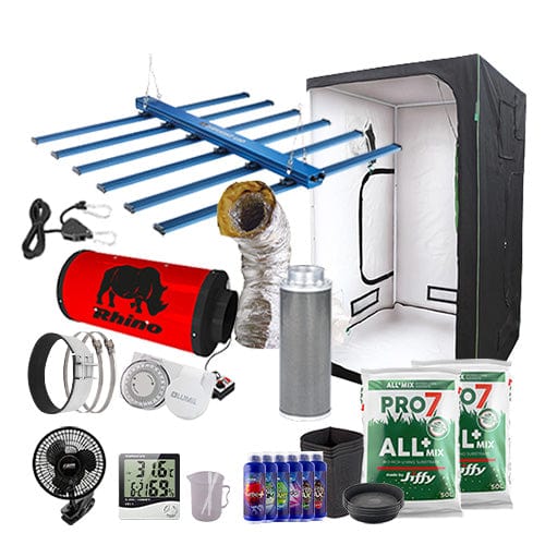 Maxibright Daylight 660W Complete Grow Kit - 1.2m2 Professional / Soil / Basic Add Ons - London Grow