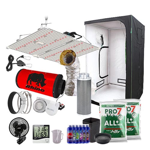 LUMii Black Blade 400W Complete Grow Kit - 1.2m2 Professional / Soil / Basic Add Ons - London Grow