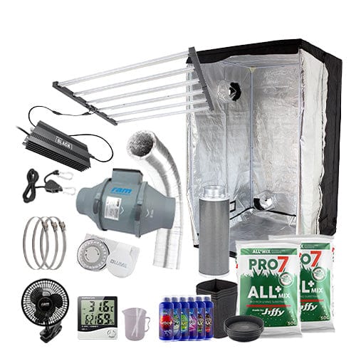 LUMii Black LED 720W Complete Grow Kit - 1.2m2 - London Grow