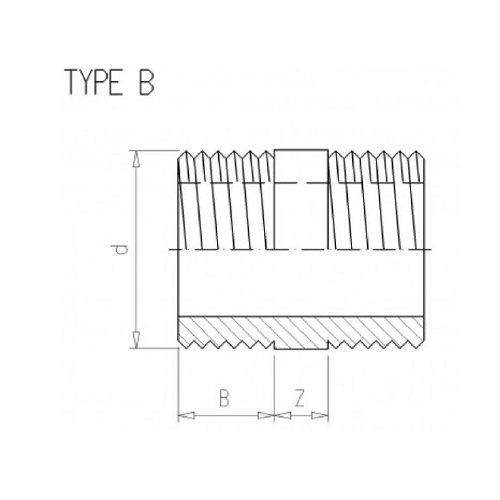 VDL PVCu Nipple Threaded Male - London Grow