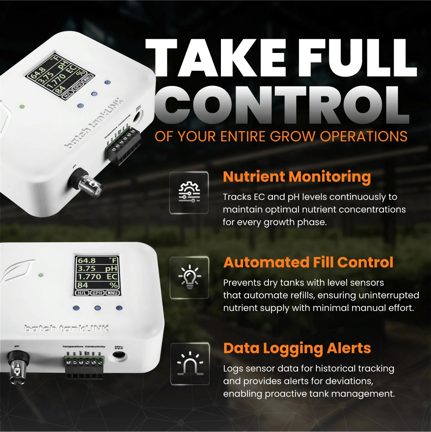 Growlink batch tankLINK Controller