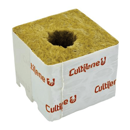 Cultilene Rockwool Cube 75mm - Small Hole - London Grow