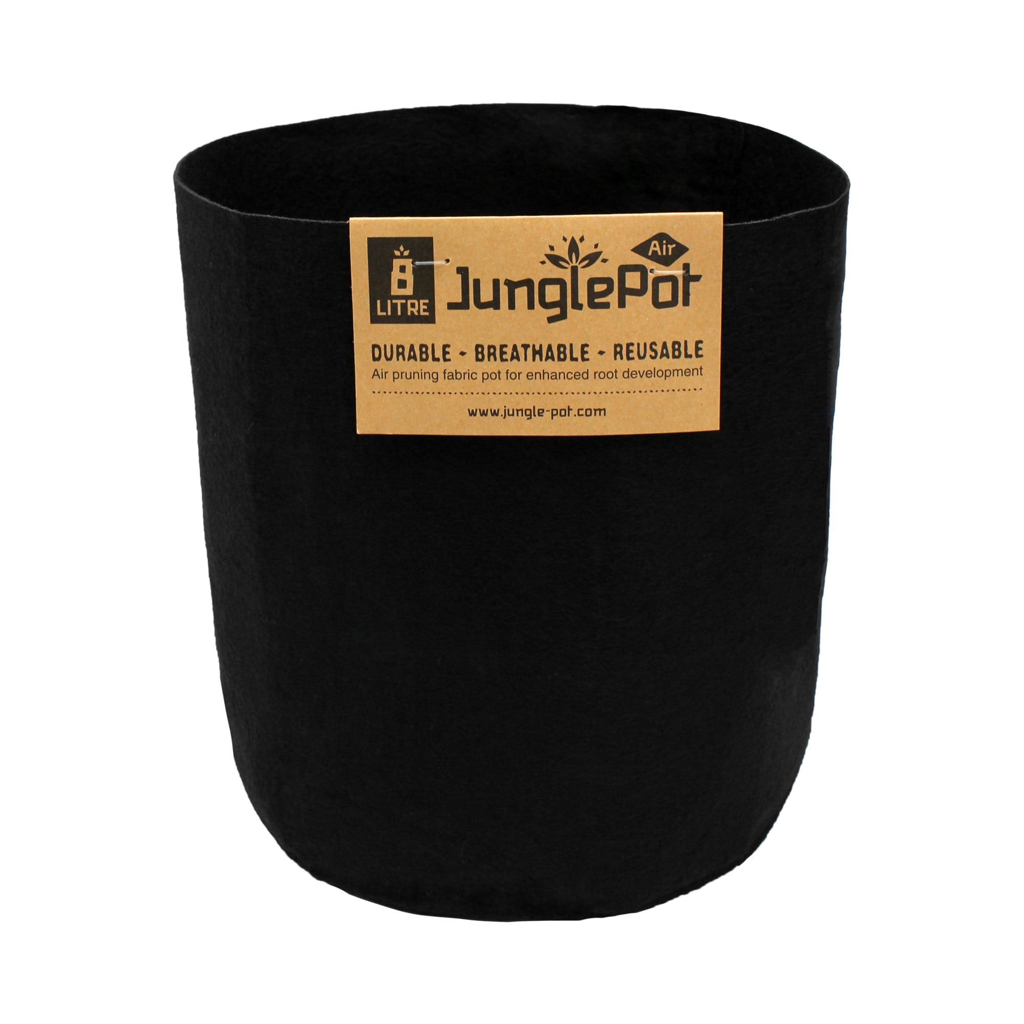 JunglePot Air - Heavy Duty Fabric Pot 8L - London Grow