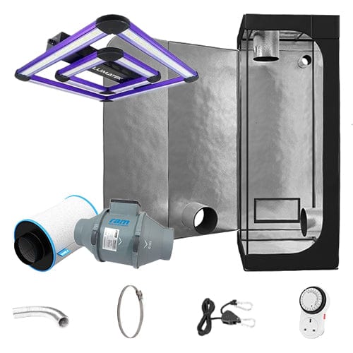 Lumatek Attis LED Complete Grow Kit - 0.6m2 Non Silenced / No / None - London Grow