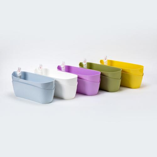 Plastia Self Watering Flower Box Doppio - London Grow