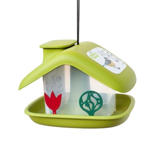 Plastia Bird Feeder Domek Green - London Grow