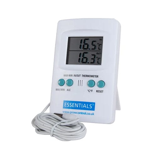 Essentials - Digital 2 Way Thermometer with Cable - London Grow