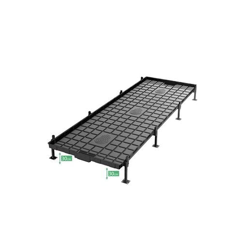 Idrolab - Idrorack with Trays 1.2x2.4m / 1 Level - London Grow