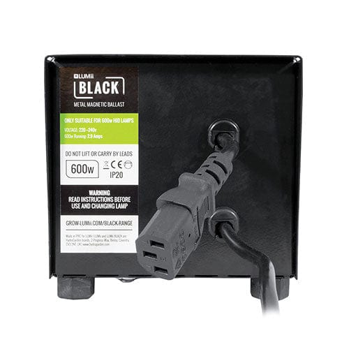 LUMii BLACK Magnetic Ballast 600W - London Grow