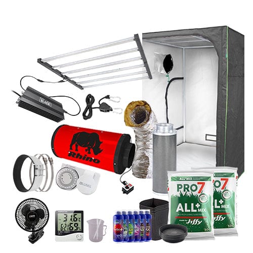 LUMii Black LED 720W Complete Grow Kit - 1.5m2 Professional / Soil / Complete Add Ons - London Grow