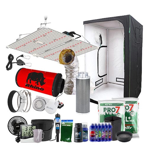 LUMii Black Blade 400W Complete Grow Kit - 1.2m2 Professional / Soil / Complete Add Ons - London Grow