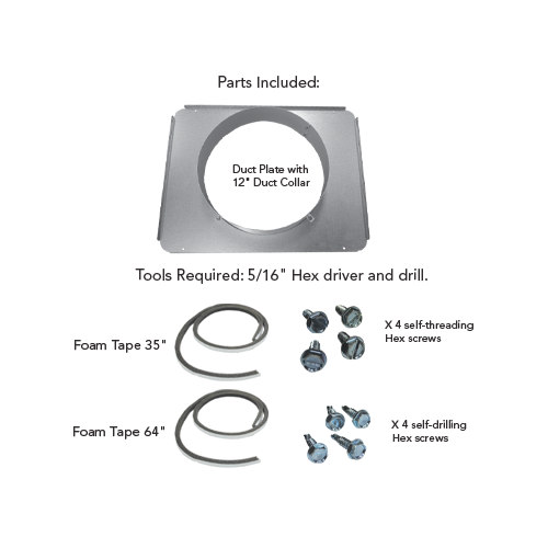 Quest 155 Duct Kit - Return - London Grow