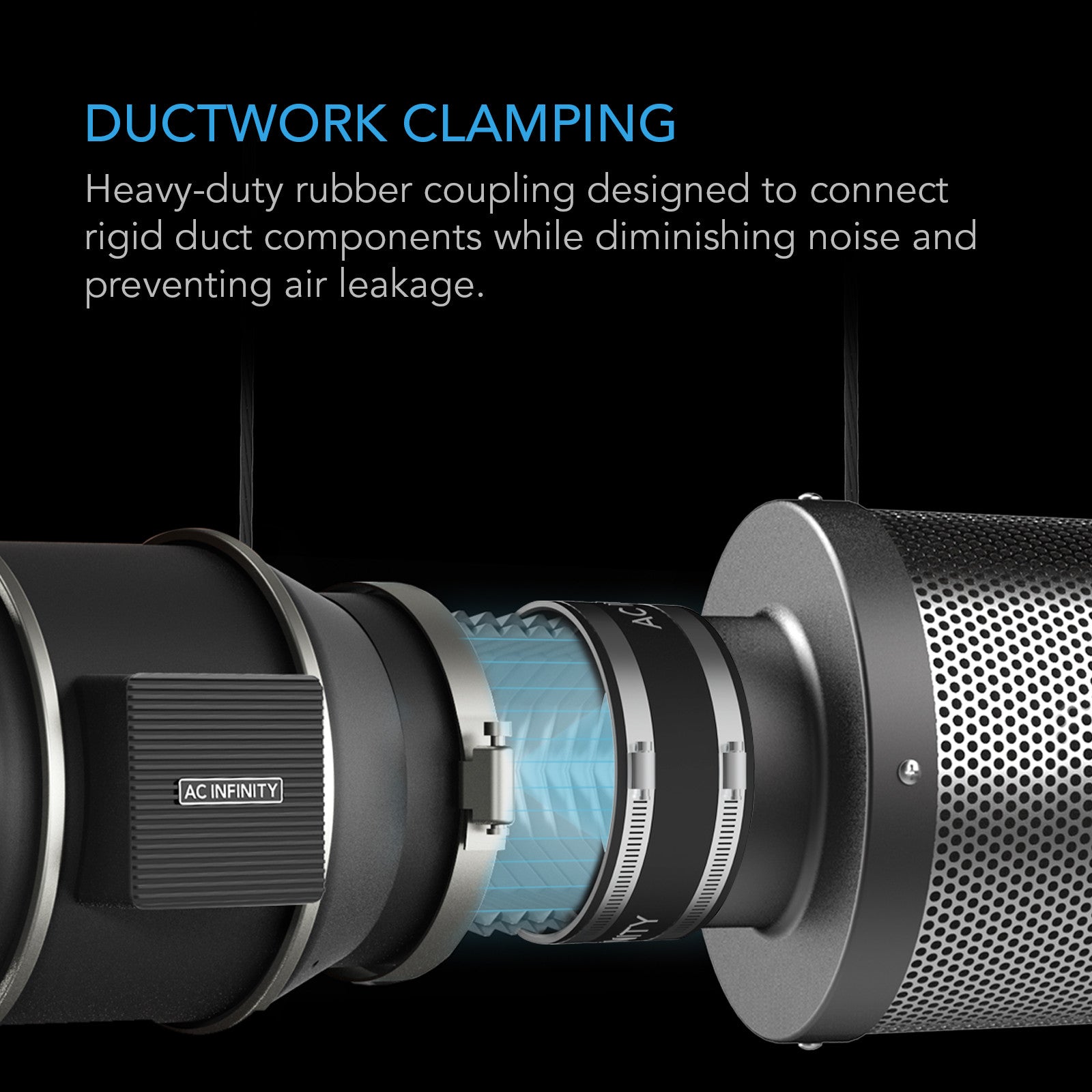 AC infinity Noise Reduction Clamp