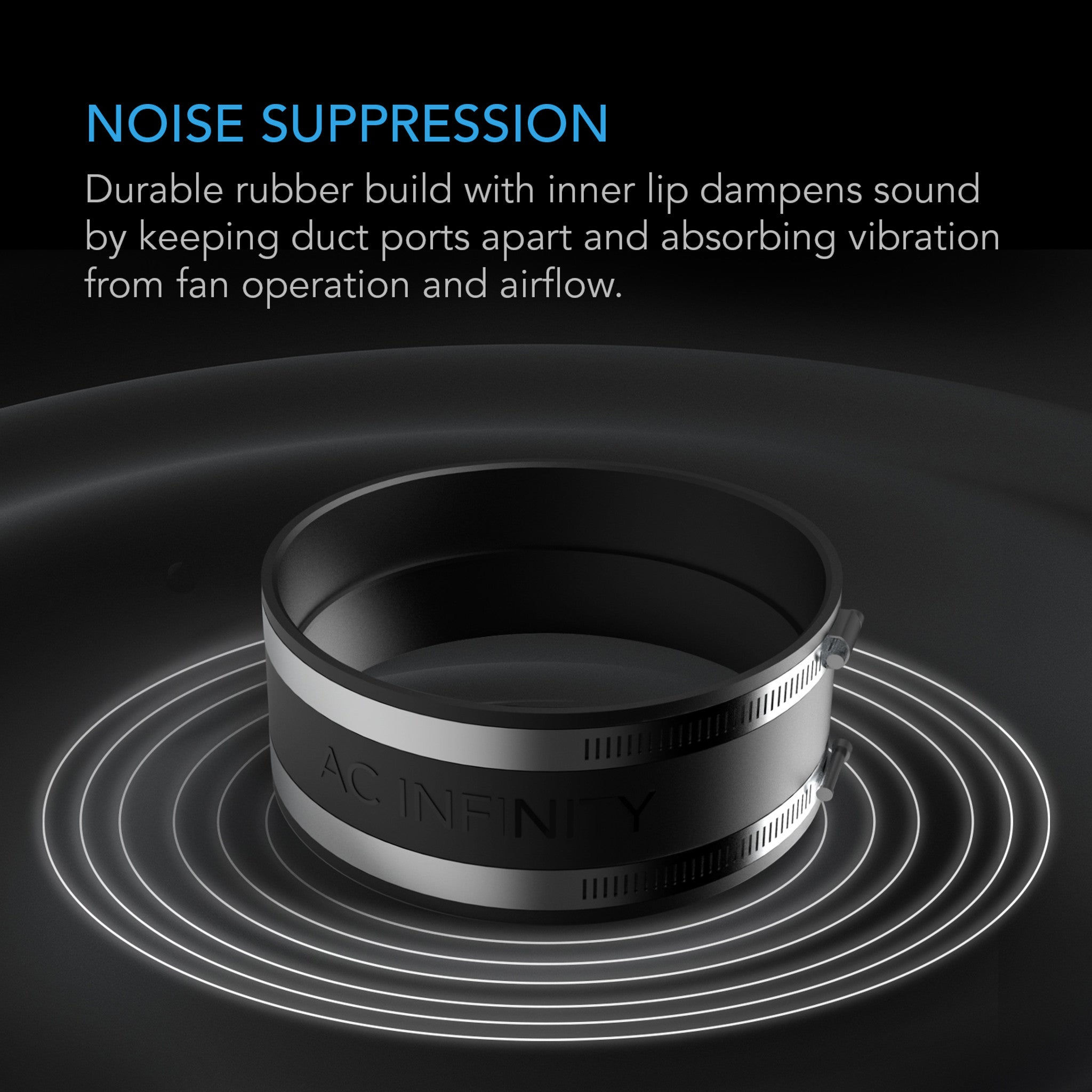 AC infinity Noise Reduction Clamp