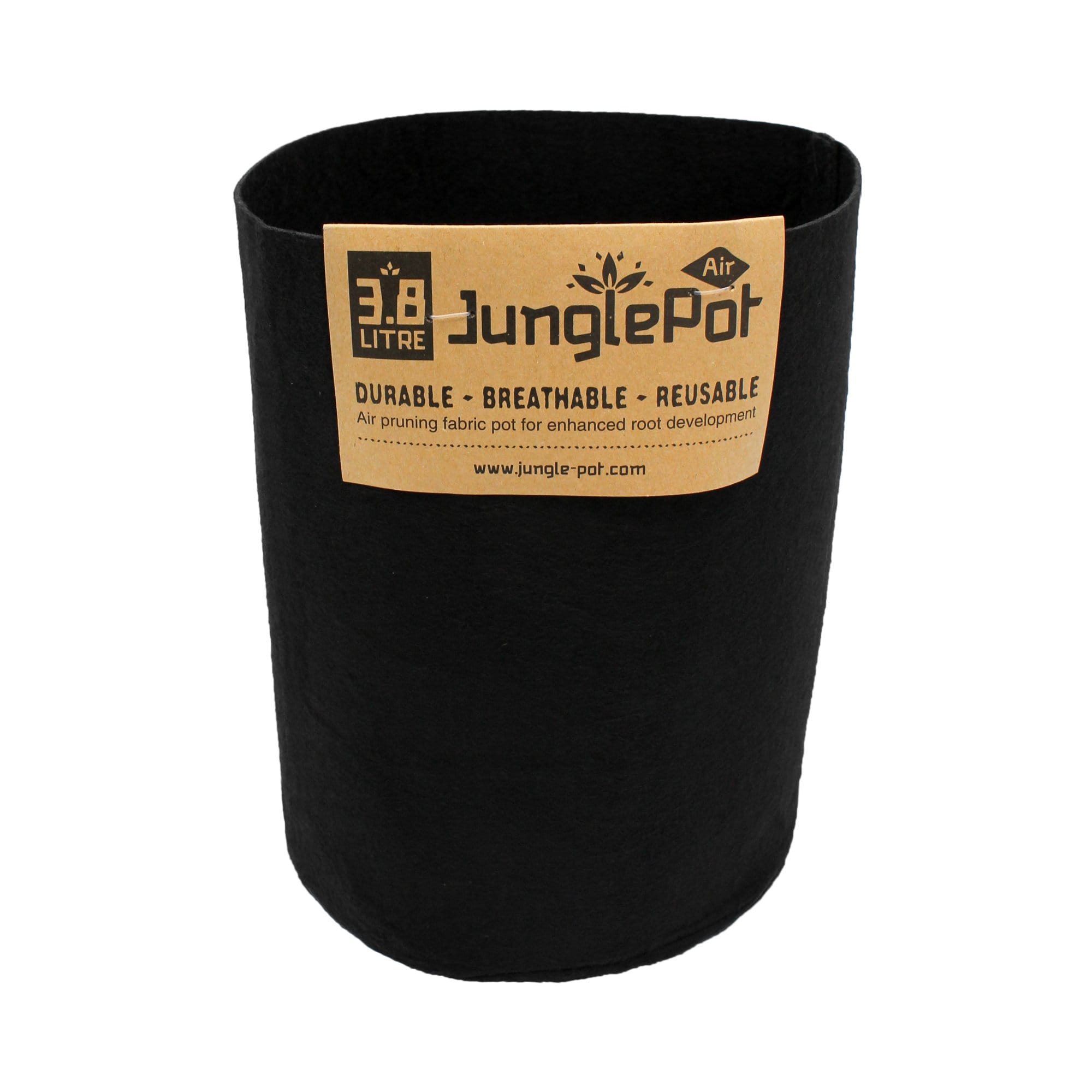 JunglePot Air - Heavy Duty Fabric Pot 3.8L - London Grow