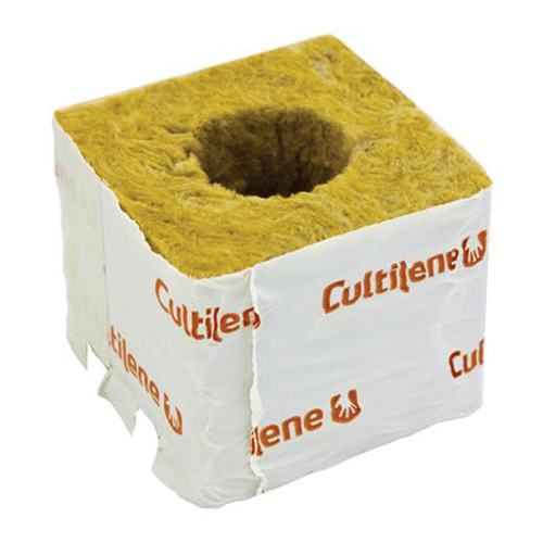 Cultilene Rockwool Cube 75mm - Large Hole - London Grow