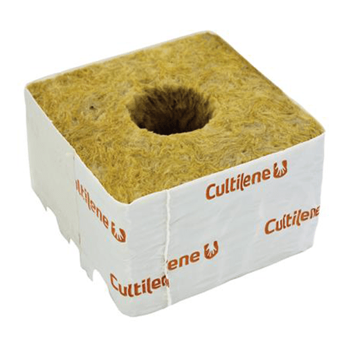 Cultilene Rockwool Cube 100mm - Large Hole - London Grow