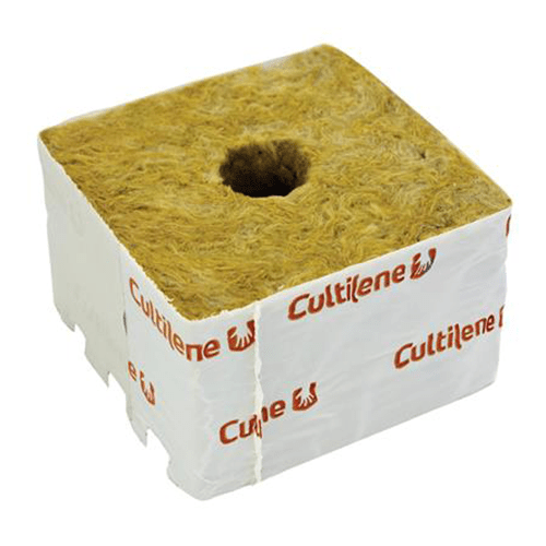 Cultilene Rockwool Cube 100mm - Small Hole - London Grow