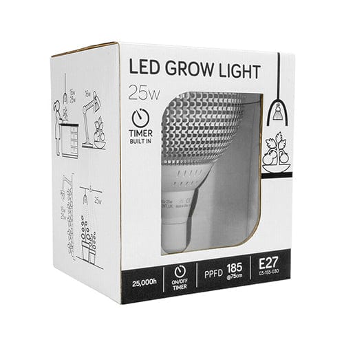 LED Grow Light 4000K E27 25W - London Grow