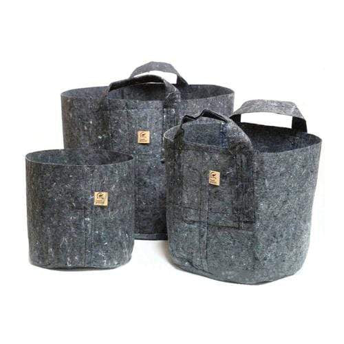 Root Pouches Grey Fabric Pot - London Grow
